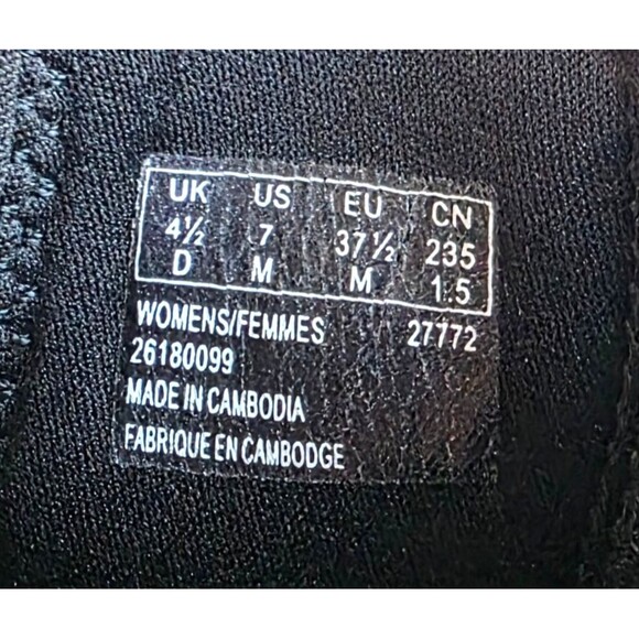 CLARKS Women's Black Suede Noralyn Strap Booties Sz 7 37.5 Comfort Casual - Picture 9 of 12